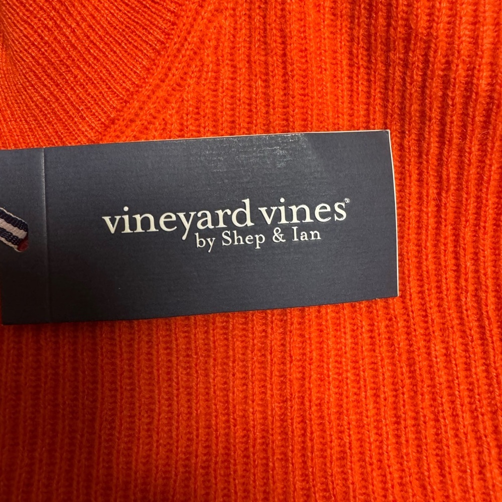 Vineyard Vines Cashmere Quarter Zip Sweater - Picture 6 of 8